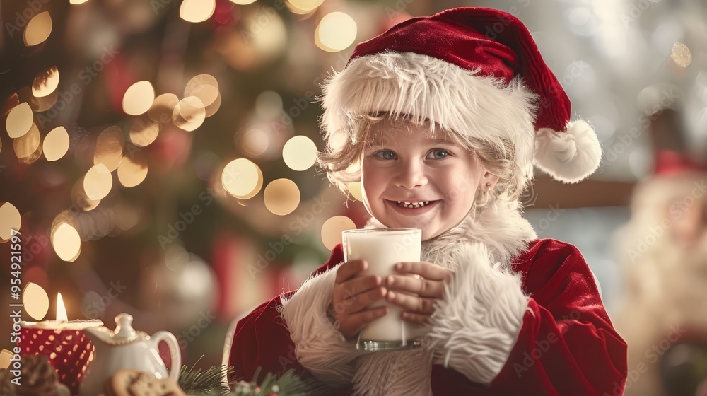 Think of the excitement of children leaving out milk and cookies for Santa Claus on Christmas Eve. Think of the excitement of children leaving out milk and cookies for Santa Claus on Christmas Eve.