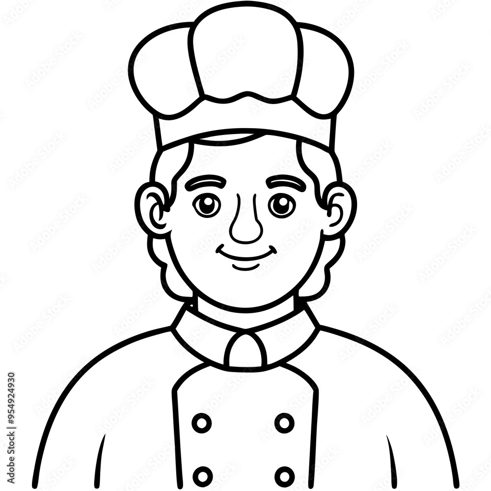 vector illustration of chef cook vector illustration of chef cook