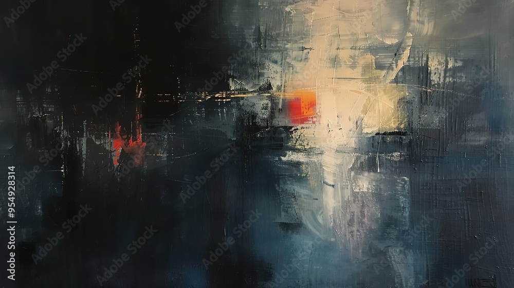 Fototapeta premium Painting pattern wallpaper