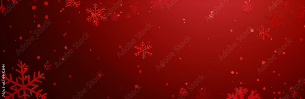 Red festive background with a pattern of snowflakes in shades of dark pink and burgundy, perfect for creating an elegant winter-themed design or festive Christmas banner. Red festive background with a pattern of snowflakes in shades of dark pink and burgundy, perfect for creating an elegant winter-themed design or festive Christmas banner.