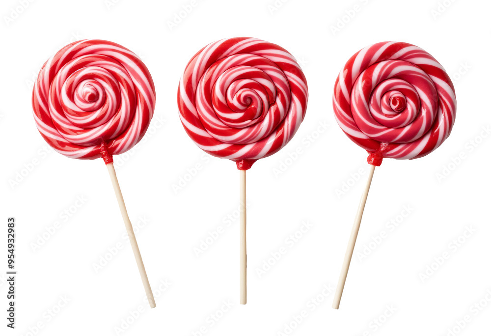 Three Colorful Lollipops Isolated on Transparent Background: Perfect for Graphic Design Projects, Party Invitations, and Food Packaging Designs. Three Colorful Lollipops Isolated on Transparent Background: Perfect for Graphic Design Projects, Party Invitations, and Food Packaging Designs.