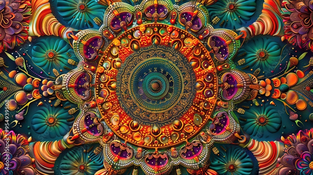 Mandala pattern wallpaper Mandala pattern wallpaper