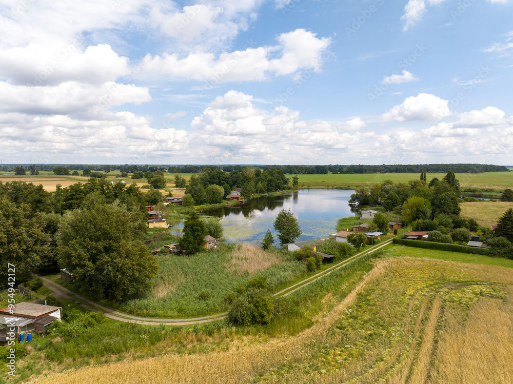 Elbe landscape on the Elbe river near Lutherstadt Wittenberg Elbe landscape on the Elbe river near Lutherstadt Wittenberg