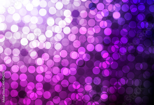 Dark Pink vector pattern with spheres.