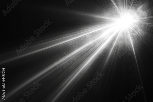 Sun Light Overlay. Sun rays overlay. Sun rays light isolated on black background, overlay design. transparent sunlight special lens light effect. abstract lens flare light over black background , ai