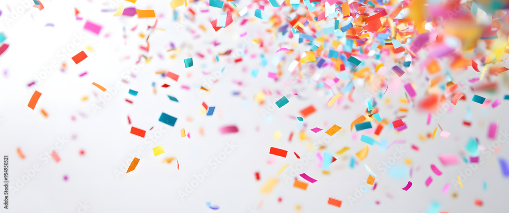 “Confetti Falling on a White Background, Colorful and Vibrant Celebration”
“Confetti Falling on a White Background, Colorful and Vibrant Celebration”