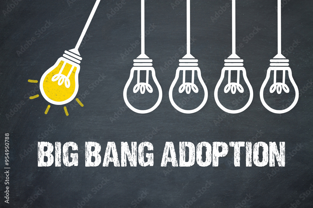 Fototapeta premium Big Bang Adoption