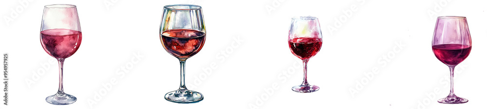 Isolated background with red wine clipart illustration. Isolated background with red wine clipart illustration.