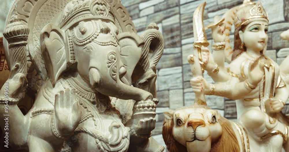 shop with marble and granite goods - statues, bas-relief decorations. India, Asia. Statue Of Ganesha Also Known As Ganapati And Vinayaka, Is One Of Best-known Deities In Hindu Pantheon shop with marble and granite goods - statues, bas-relief decorations. India, Asia. Statue Of Ganesha Also Known As Ganapati And Vinayaka, Is One Of Best-known Deities In Hindu Pantheon
