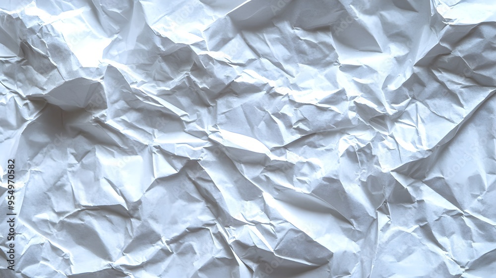 Crumpled White Paper Texture Background Crumpled White Paper Texture Background