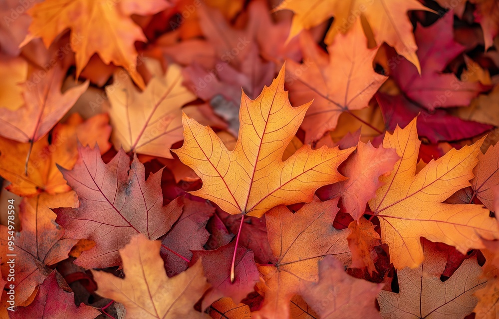 fallen maple leaves, capturing the warm and rich hues of autumn. fallen maple leaves, capturing the warm and rich hues of autumn.