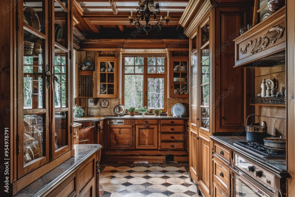 Interior of a French home Interior of a French home