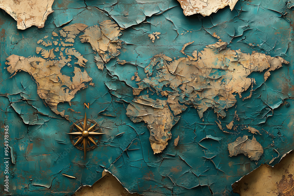 Cartographic Journeys: Mapping the World Through Time, Generative AI Cartographic Journeys: Mapping the World Through Time, Generative AI