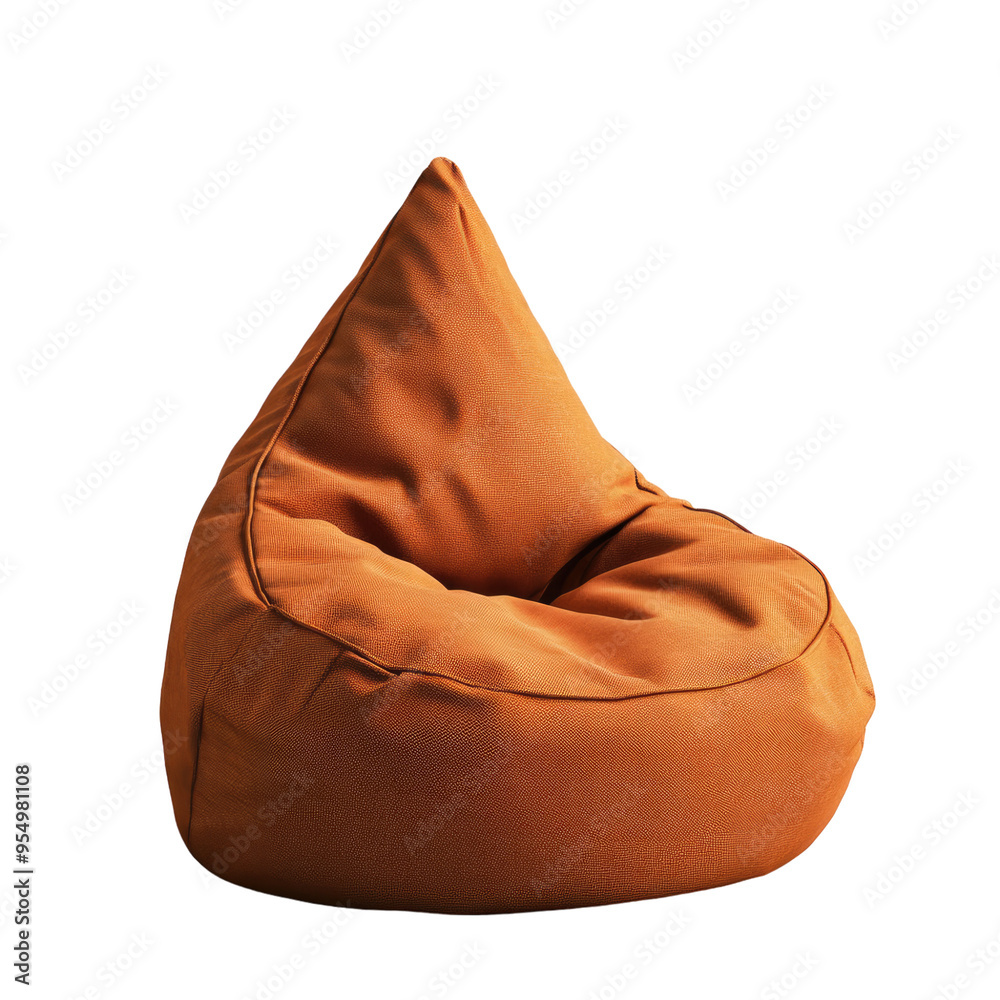 Bean bag chair on Transparent background Bean bag chair on Transparent background