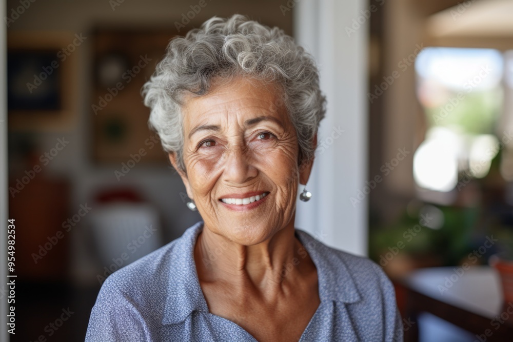 Portrait of a elderly Hispanic woman in nursing home Portrait of a elderly Hispanic woman in nursing home