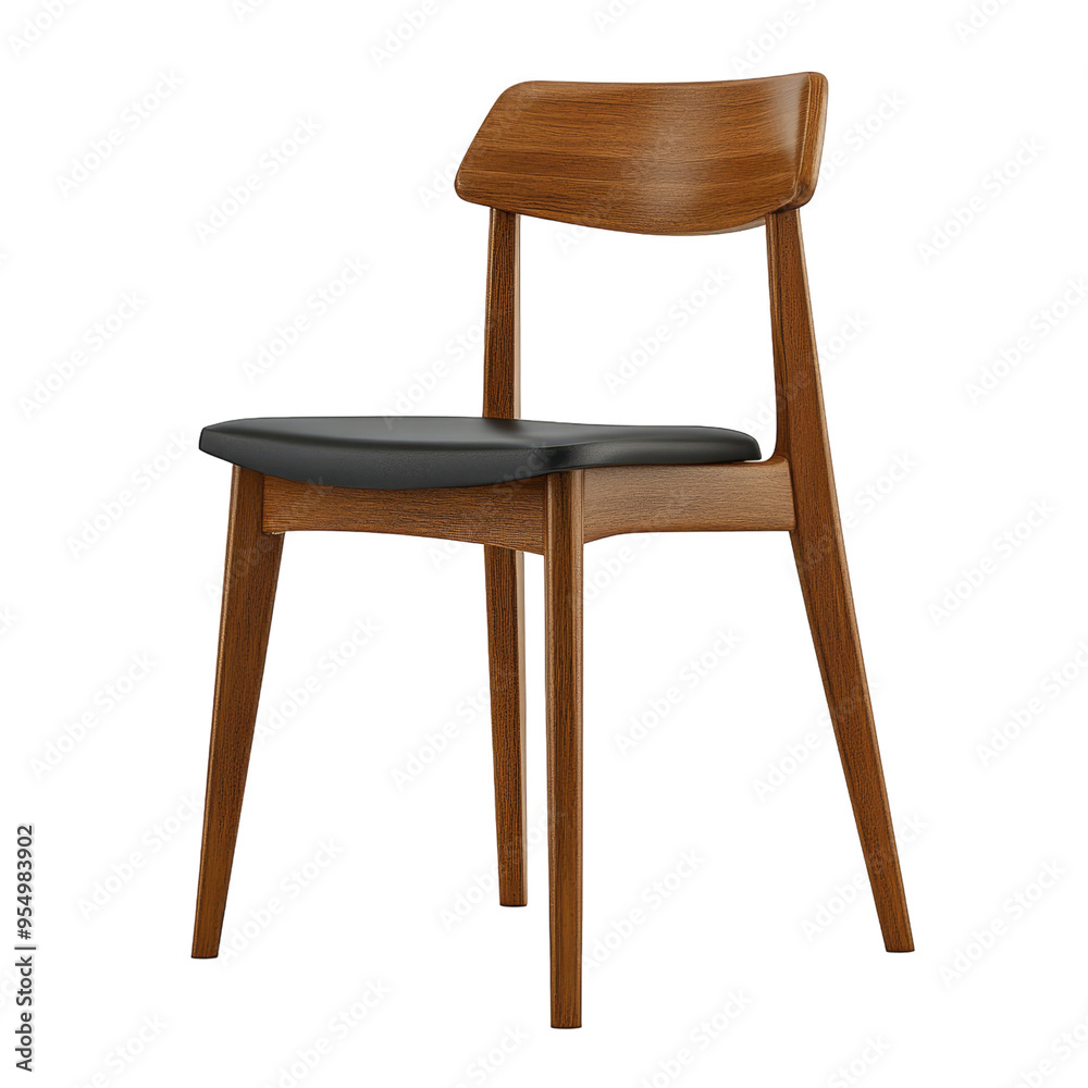 Fototapeta premium Dining chairs on Transparent background