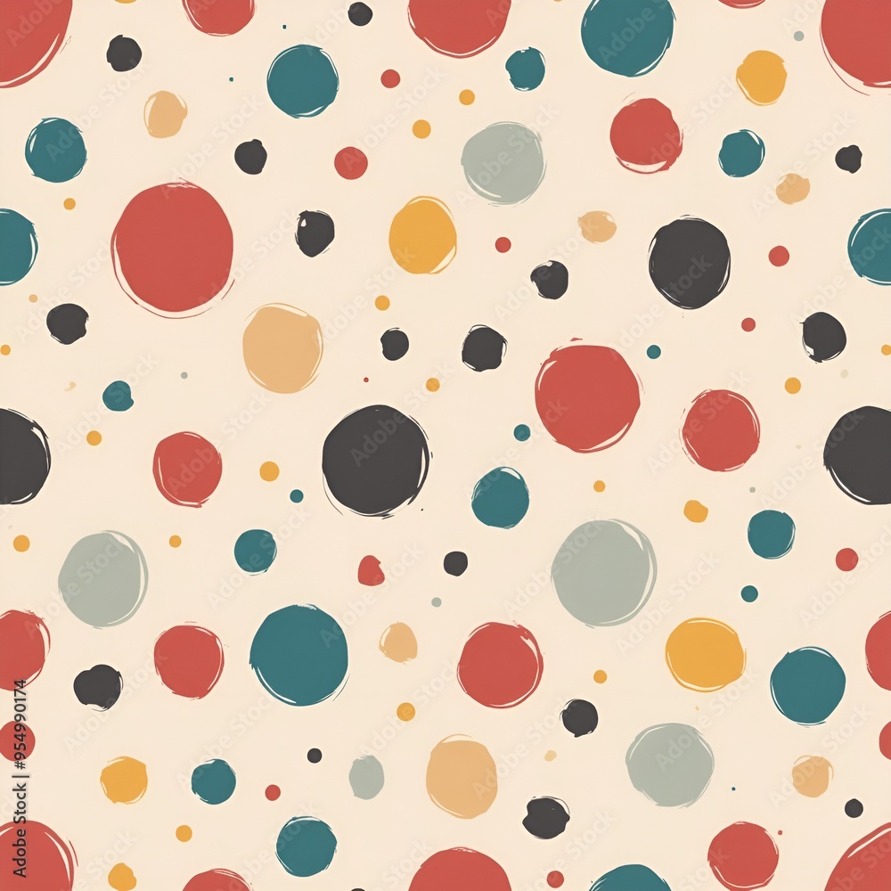 seamless polka dot pattern seamless polka dot pattern