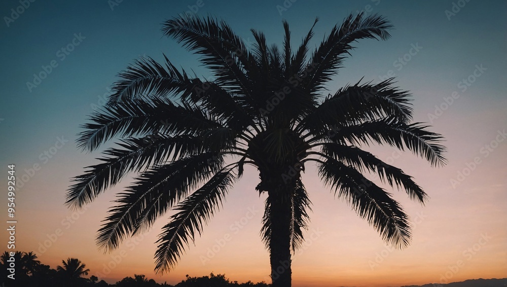 Palm Tree Silhouette Silhouette of a palm tree. Palm Tree Silhouette Silhouette of a palm tree.