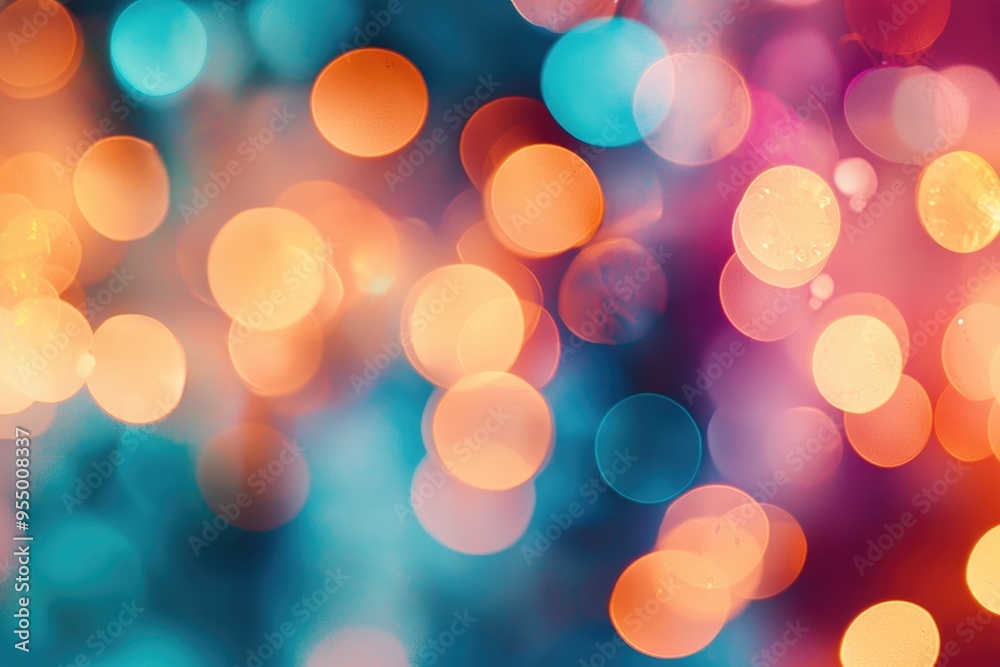 A blurry bokeh effect with trendy color hues to enhance fashionable visuals A blurry bokeh effect with trendy color hues to enhance fashionable visuals