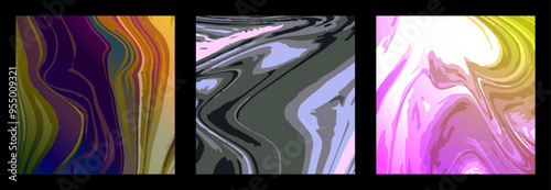 The texture of colorful marble patterns. The illusion of a colored liquid. Colored abstract background. Interior design, paintings, covers and creative ideas