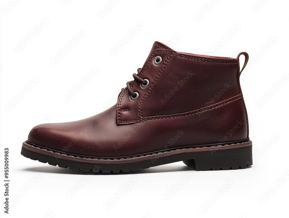 Chukka boots in rich chocolate color made with quality materials for durability Chukka boots in rich chocolate color made with quality materials for durability