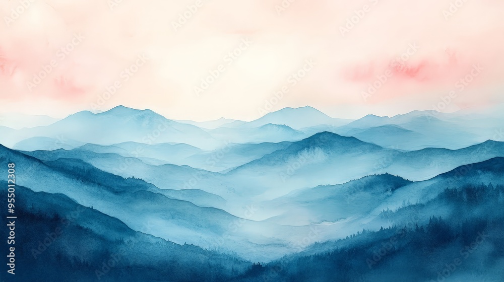 Soft Pastel Abstract Watercolor Background Soft Pastel Abstract Watercolor Background