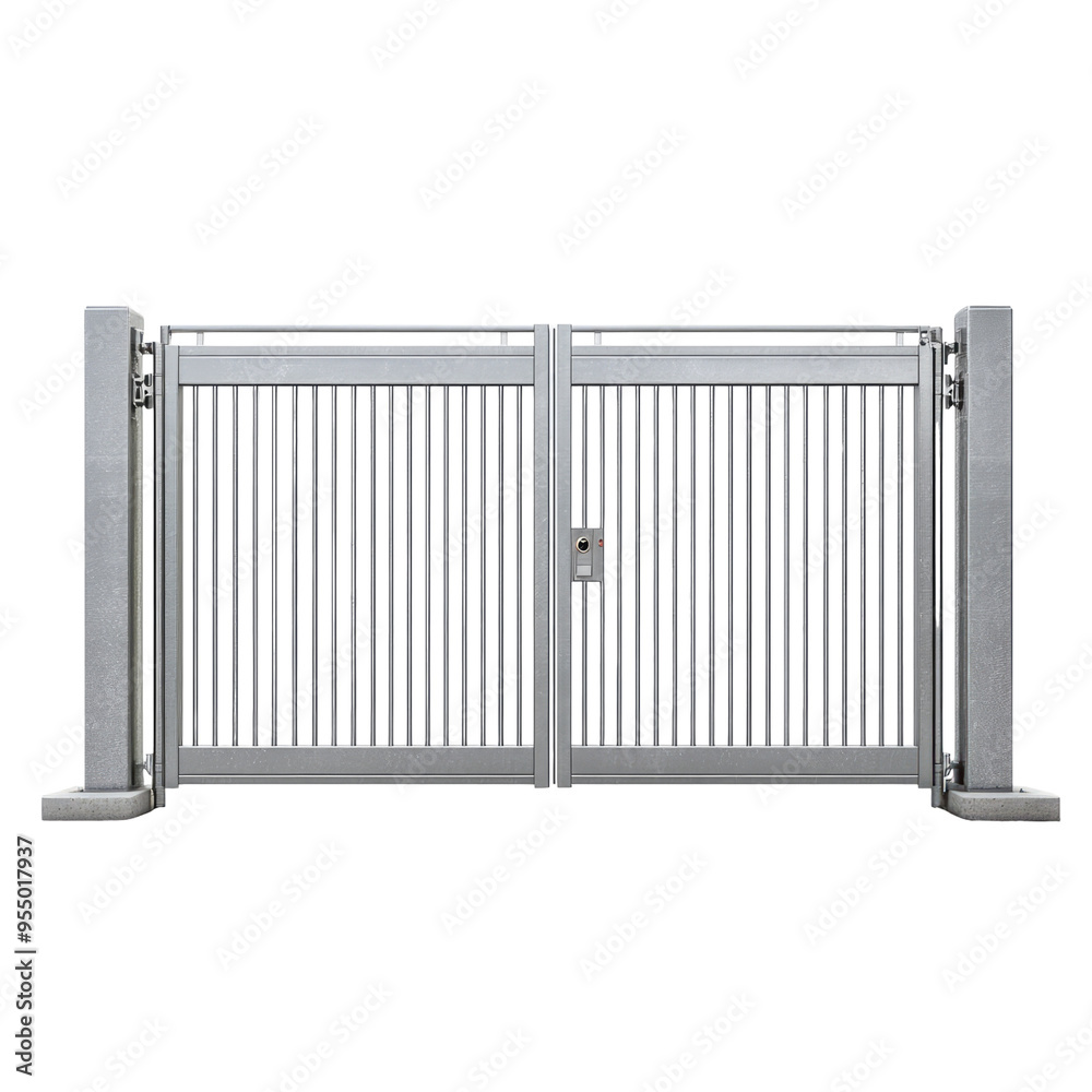 Security gates on Transparent background Security gates on Transparent background