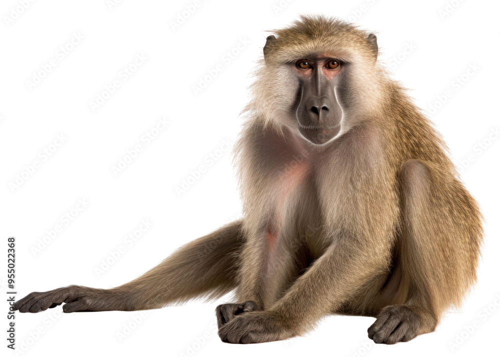 Fototapeta premium PNG Wildlife monkey animal mammal.