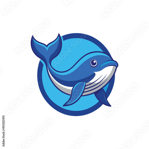 Discover Stunning Whale logo icon Vector Art Dive into Captivating Designs