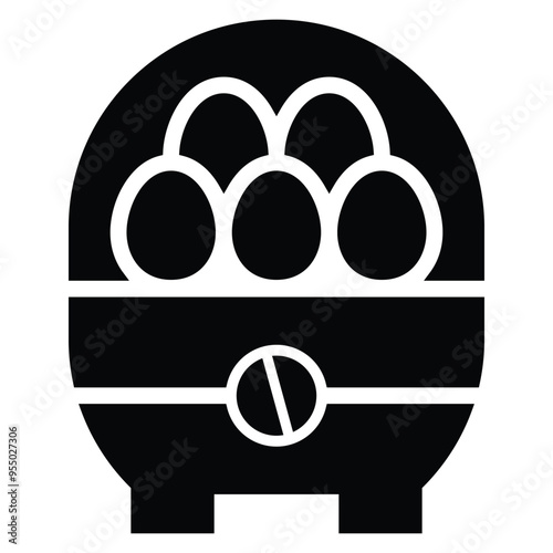 egg, cooker, kitchenware icon, egg boiling, food, cooking