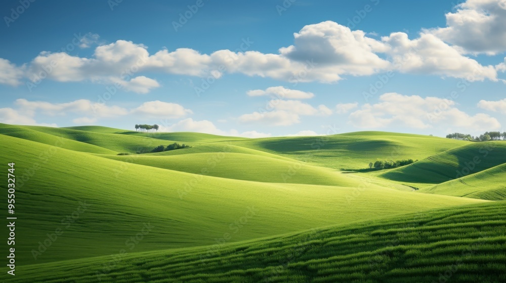 Obraz premium Lush Green Meadow