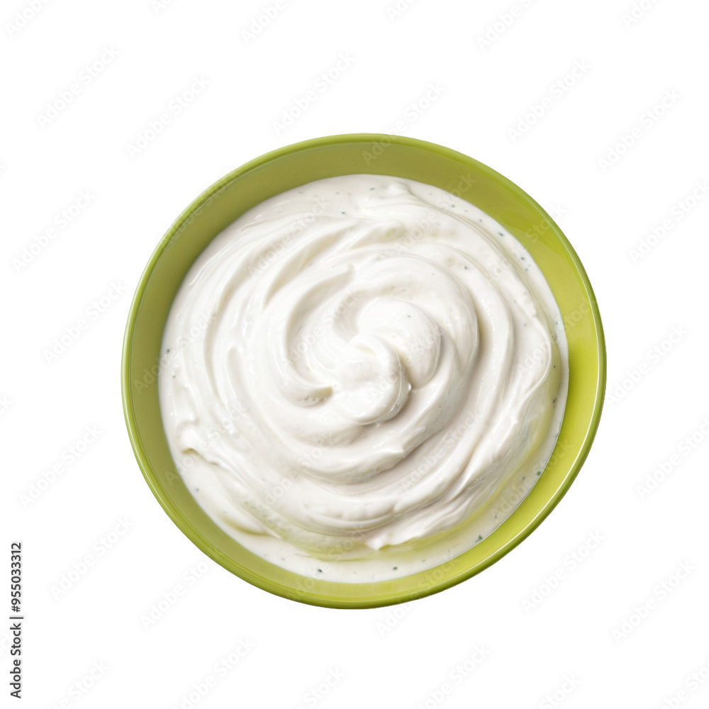 A bowl of sour cream, isolated, transparent background, no background. PNG. A bowl of sour cream, isolated, transparent background, no background. PNG.