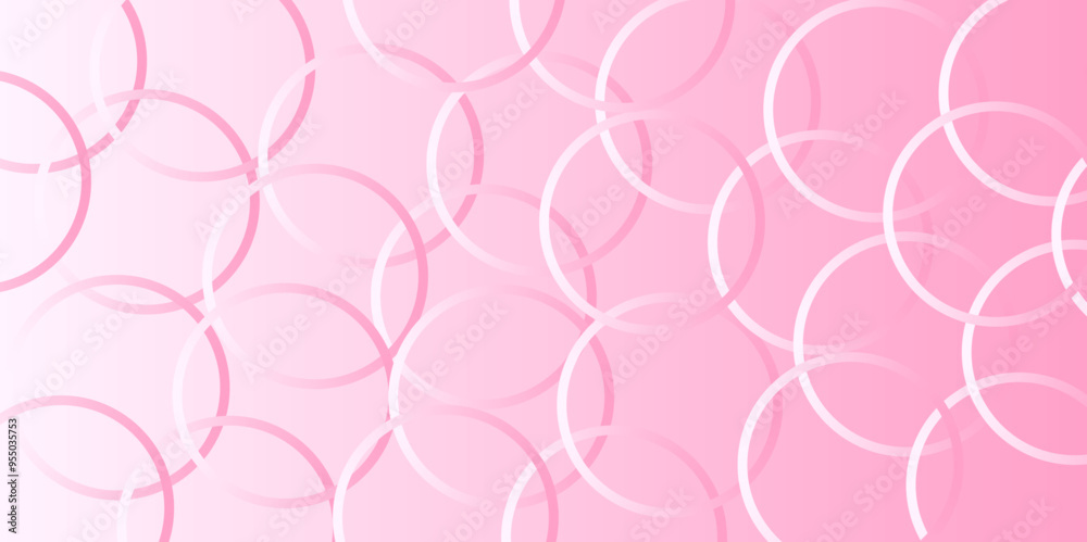 Abstract vector seamless geometric pattern circle digital technology pink background. Abstract vector seamless geometric pattern circle digital technology pink background.