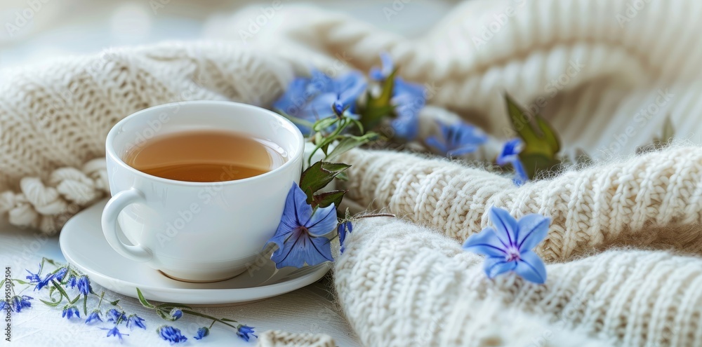 Cups Wallpaper with Different Different Flowers. Cups Wallpaper with Different Different Flowers.