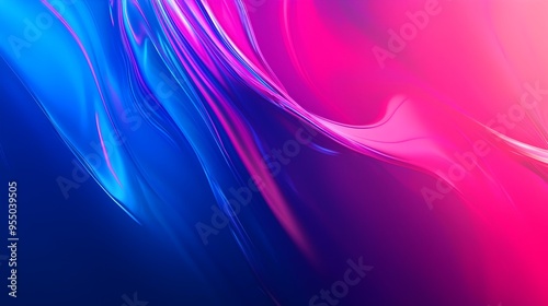 Mesmerizing Futuristic Gradient Backdrop with Vibrant Glow and Electric Hues