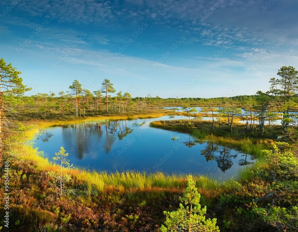 viru bog one famous bogs located lahemaa national park estonia unique wetland ecosystem supports diverse wildlife home unique plants animals viru bog one famous bogs located lahemaa national park estonia unique wetland ecosystem supports diverse wildlife home unique plants animals