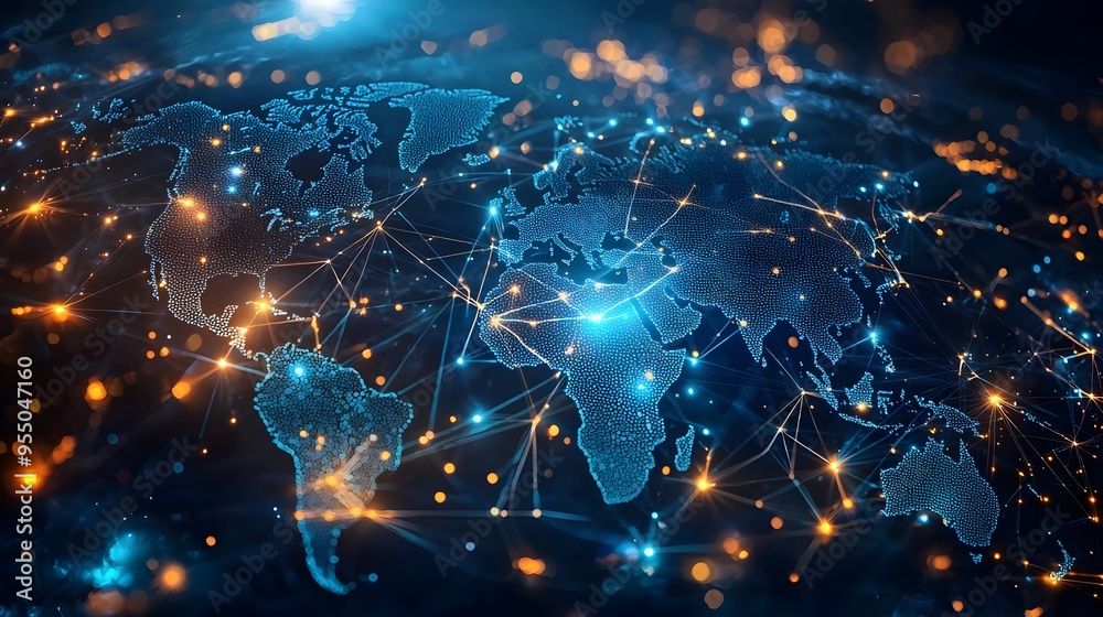 Glowing Global Connections:Visualizing International Networking and