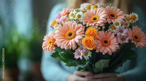 Supportive Visit to a Hospitalized Friend - Bringing Flowers and Comforting Smiles