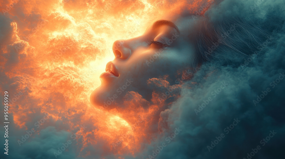 A person with a face full of inspiration and wonder, reflecting a profound and uplifting experience. A person with a face full of inspiration and wonder, reflecting a profound and uplifting experience.
