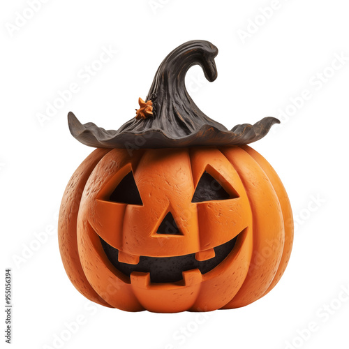 jack o lantern figurine transparent background