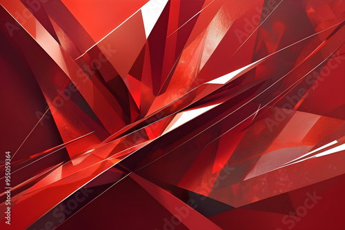 Wallpaper Mural red abstract crystal glitter background Torontodigital.ca