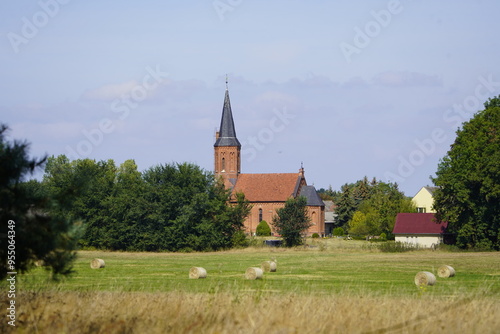 The Evangelical Lutheran Village Church is a listed church building in Priborn, a municipality in the district of Mecklenburg Lake District. Germany.