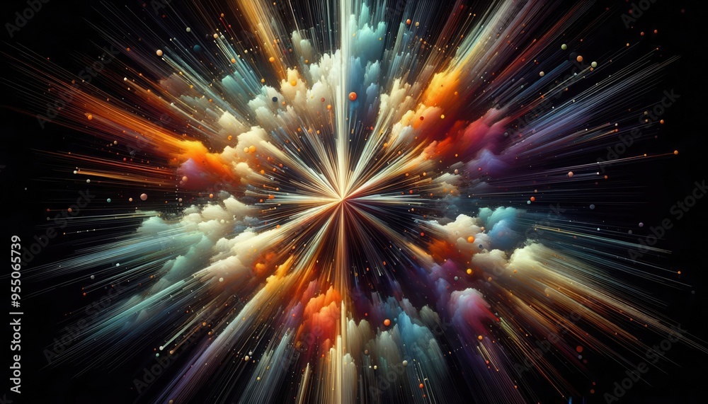 A vibrant explosion of colors and textures, perfect for conveying creativity, innovation, and dynamic energy in any design or marketing project. A vibrant explosion of colors and textures, perfect for conveying creativity, innovation, and dynamic energy in any design or marketing project.