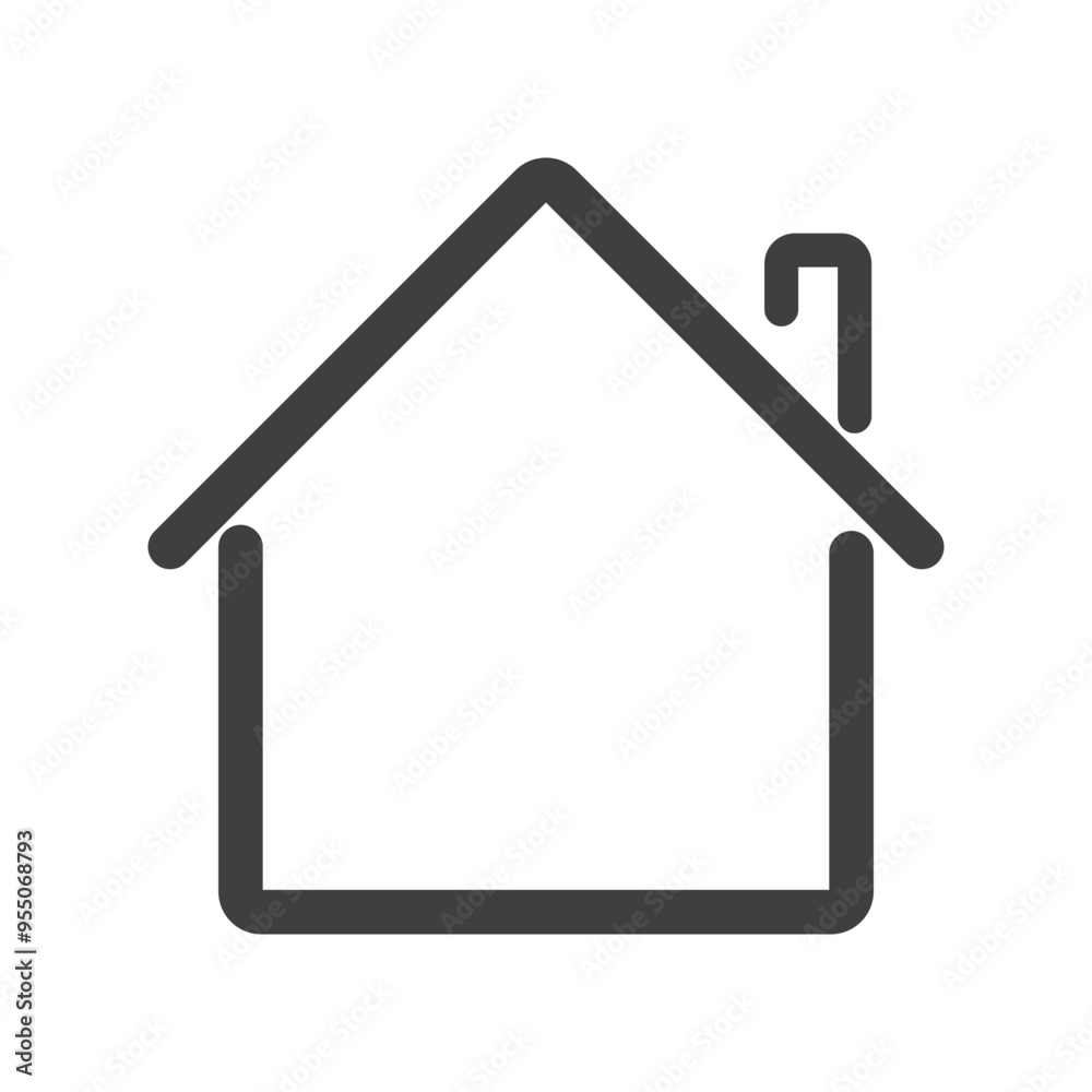 Property line icon. House icon. Property icon. Property line icon. House icon. Property icon.
