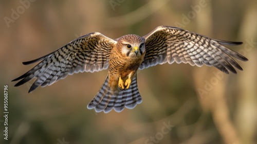 A Kestrel in Flight