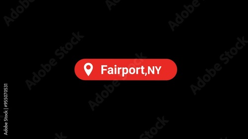 Fairport ny Location title Animation photo