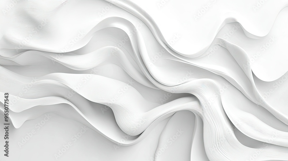 Abstract white background with flowing lines and gentle waves, creating a sense of movement and fluidity. Abstract white background with flowing lines and gentle waves, creating a sense of movement and fluidity.