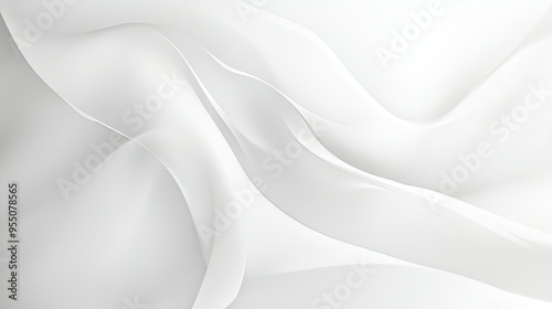 Clean and simple abstract white background with subtle gradients and smooth lines.