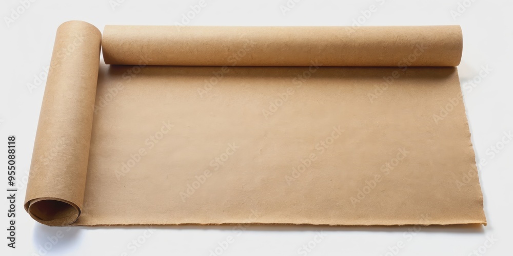 Brown paper with a rolled edge, brown, paper, rolled, edge, craft, texture, natural, rustic, background, design, handmade Brown paper with a rolled edge, brown, paper, rolled, edge, craft, texture, natural, rustic, background, design, handmade