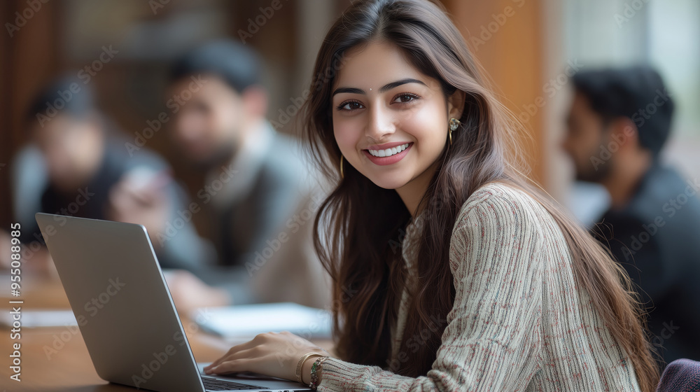 A young Indian businessman is deeply focused while working on a laptop in a modern office setting, exemplifying professionalism and dedication. A young Indian businessman is deeply focused while working on a laptop in a modern office setting, exemplifying professionalism and dedication.